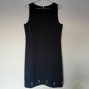 WHBM Sleeveless Dress with Gromet Trim